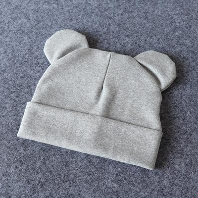 2 Layer Baby Hats Kids Cap Newborn With Ears Cotton Babies Accessories Baby-TB00465-Veeddydropshipping