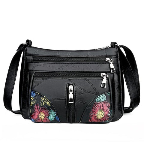 Shoulder Handbags And Purses Flowers Multi-pocket Crossbody-BS00159-Veeddydropshipping