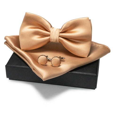 Bow Tie Sets Including Cuff Links for Business Suits -JW01309-Veeddydropshipping