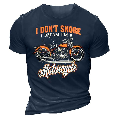 T Shirt Motor Biker 3d Print Vintage Short Sleeve-MF00137-Veeddydropshipping