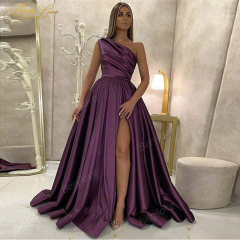 Sexy Satin A-Line Evening Dresses-WF01594-Veeddydropshipping