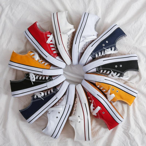 canvas shoes men&#39;s shoes trend small white shoes-BS01407-Veeddydropshipping