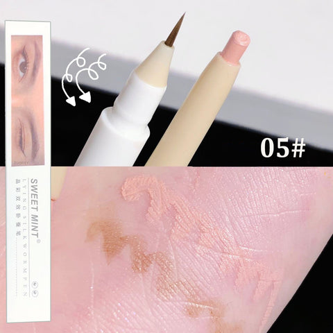 Rose Pink Lying Silkworm Eyeliner Gel Pen-BH00609-Veeddydropshipping
