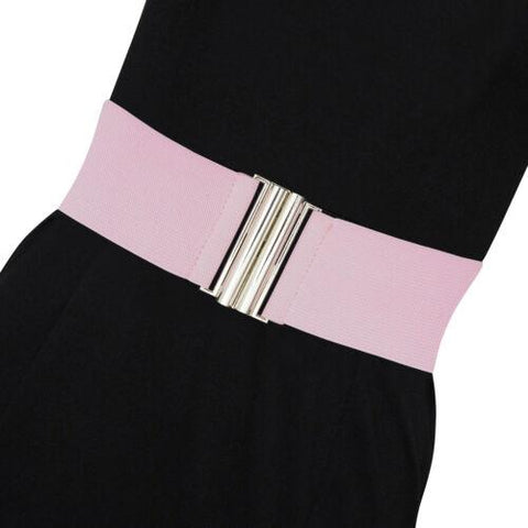 Elasticated Belt Wide Ladies Waist Cincher-WF01060-Veeddydropshipping