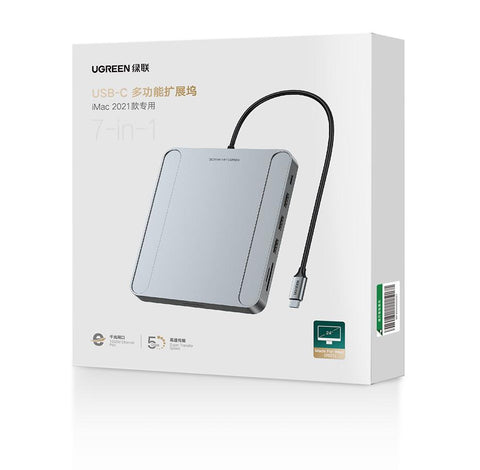 Type C  SD/TF Accessories 7-in-1 Dock USB HUB-CO00082-Veeddydropshipping