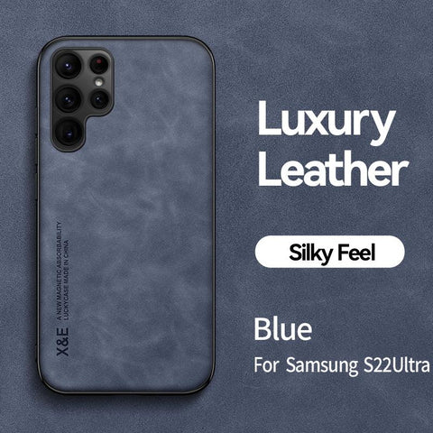 Leather Case For Samsung Galaxy S22 S23 Ultra S21 Plus S20 FE A53 A13-PA00213-Veeddydropshipping