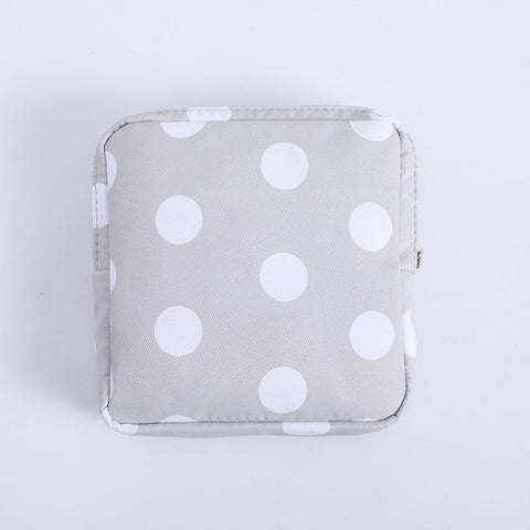 Cute Girl Makeup Lipstick Mini Sanitary Napkins Bags Women Small Cosmetic Bag Kit Travel Earphone-PA00914-Veeddydropshipping