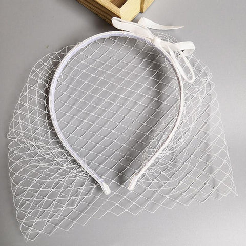 Wedding Accessory Short Blusher Veil-WF01444-Veeddydropshipping
