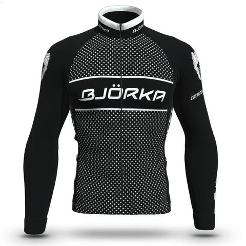 Men Winter Cycling Jersey Hot Jacket Long Sleeve Maillot Ciclismo Homme MTB Bike-OS01088-Veeddydropshipping
