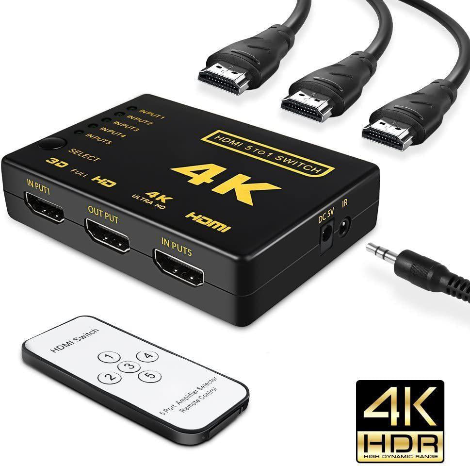HDMI Switcher Splitter 5 in 1 out Video Switch-CO00027-Veeddydropshipping