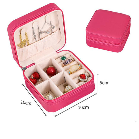 Portable Box Jewelry Organizer Travel Case Boxes-HA00786-Veeddydropshipping
