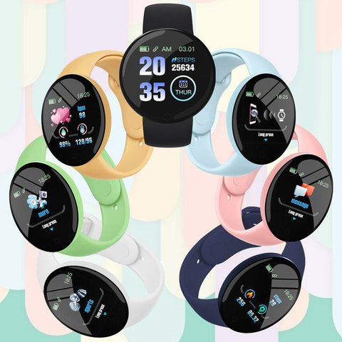 Smart Watch D18S Multi-Functional Sports Bracelet Blood Oxygen Heart -CE00758-Veeddydropshipping