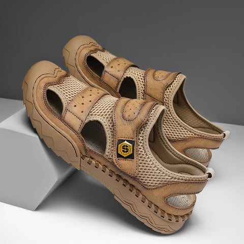 Sandals Lightweight Non-slip Driving Flats Moccasin-BS01453-Veeddydropshipping