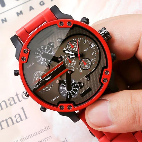 Watch New Fashion Individual Silicone Belt White Quartz Clock -JW00807-Veeddydropshipping