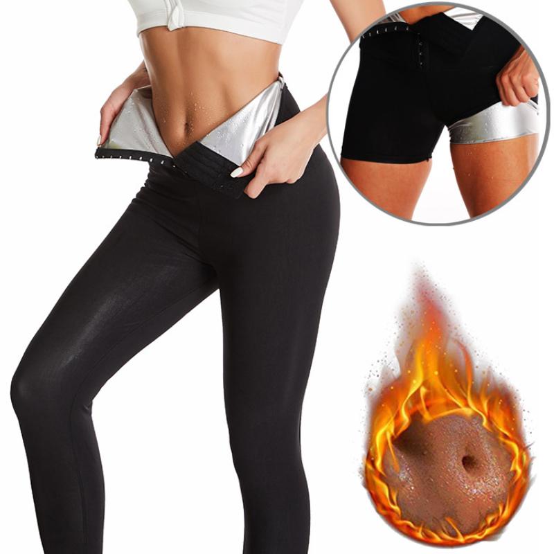 Sweat Sauna Effect Slimming Pants Fitness Shapewear Workout-OS01451-Veeddydropshipping