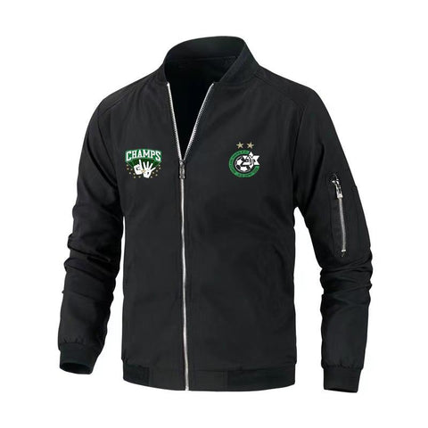 Sweatshirts New Style Zipper Stand Collar Sport Coats-MF01066-Veeddydropshipping