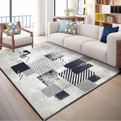 Simple Modern Living Room Decoration Abstract Carpets-HA00494-Veeddydropshipping