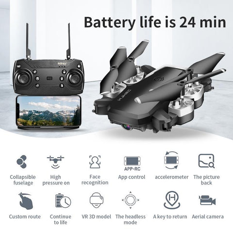 Drone Long Flight Time 4K Wide Angle Camera WiFi Fpv Dron Quadcopter-TB01418-Veeddydropshipping