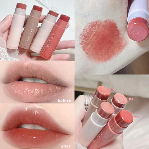 Cute Fruit Lip Balm Peach Tea Color Lip Gloss-BH00641-Veeddydropshipping