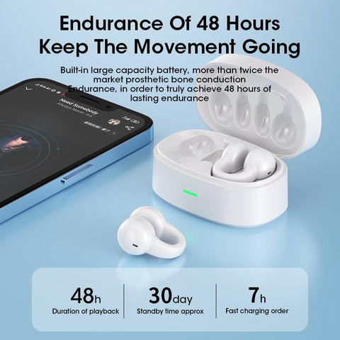 2023 Same As Ambie Sound Earcuffs Open Ear Headset Wireless Bluetooth 5.3 E-CE01235-Veeddydropshipping