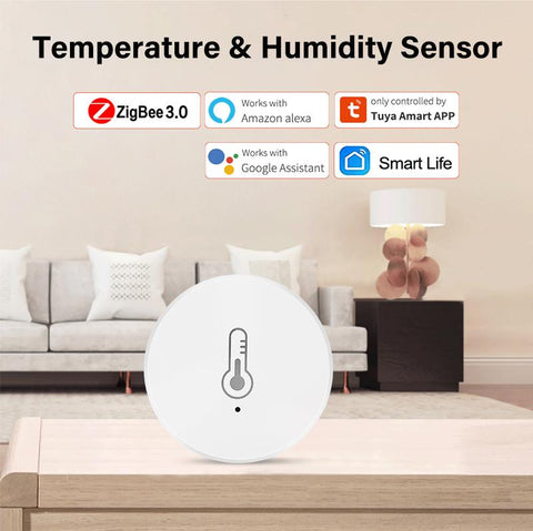 Tuya ZigBee Temperature and Humidity Sensor Remote Monitor Smart Life-TI01040-Veeddydropshipping