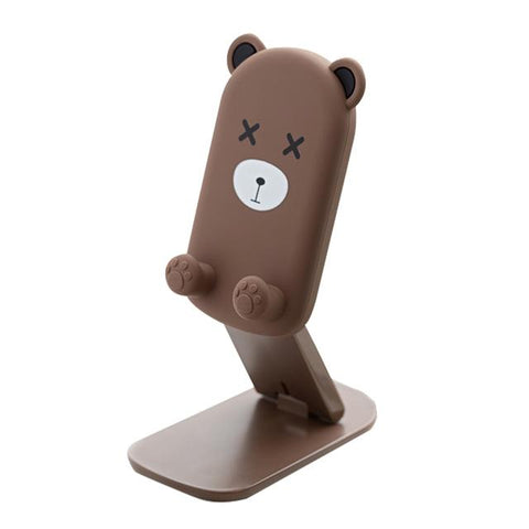 Cute Cartoon Holder Foldable Portable Cell Phone Stand Tablet Support Desktop-PA00546-Veeddydropshipping