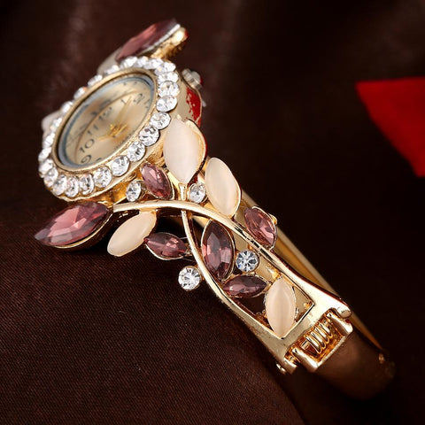 Luxury Diamonds Wrist Watch Steel Bracelet  Clock Gifts -JW01009-Veeddydropshipping