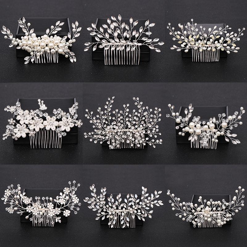 Wedding Hair Combs Hair Accessories-WF01285-Veeddydropshipping