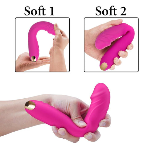Lengthened Dildo Vibrator for Women Vagina Clitoris Massarger Erotic Toys -BH01199-Veeddydropshipping
