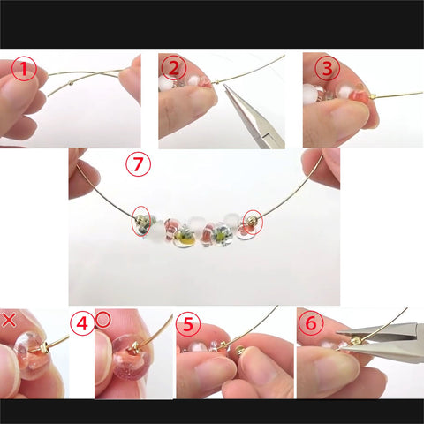 Ball Crimp End Beads Stopper Spacer Beads For DIY Jewelry Making -JW01582-Veeddydropshipping