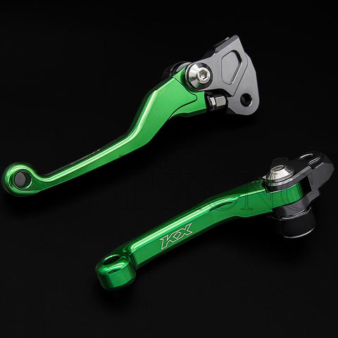 Foldable Pivot Dirt Pit Bike  Brake Clutch Levers  Handle  For Kawasaki-AM01170-Veeddydropshipping