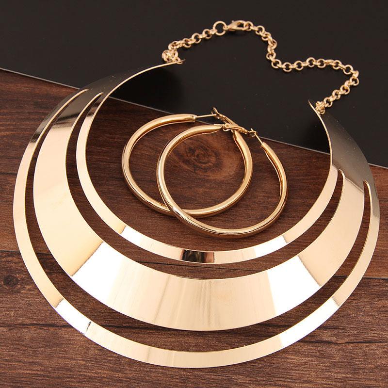 Torques Women Party Statement Jewelry  -JW00389-Veeddydropshipping