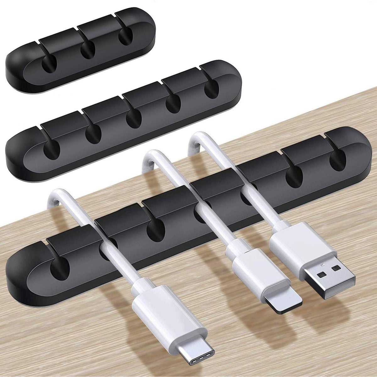 Cable Organizer Silicone USB Cable Winder Management Clips Desktop Cable Holder For Mouse Keyboard-PA00855-Veeddydropshipping