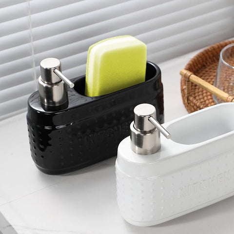 Dish Soap Dispenser with Sponge Holder-HA01024-Veeddydropshipping