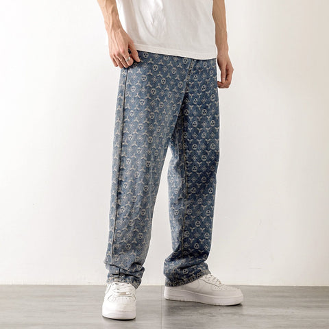Autum Summer Thin Street Ruffian Handsome Loose Pants-MF00667-Veeddydropshipping