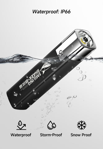 Super Bright LED Flashlight USB Rechargeable 18650 Battery Led-TI00766-Veeddydropshipping