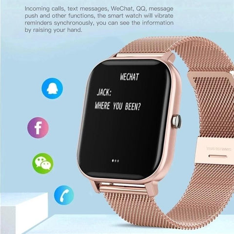 2022 New Smart Watch Men Women Heart Rate Blood Pressure Monitoring -CE00553-Veeddydropshipping
