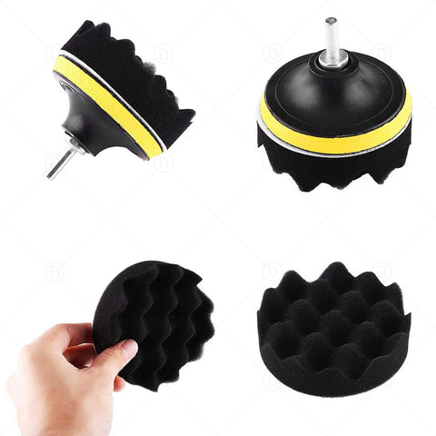 Car Polishing Sponge Pad Kit Wool Waxing Buffing Sponge-AM00479-Veeddydropshipping