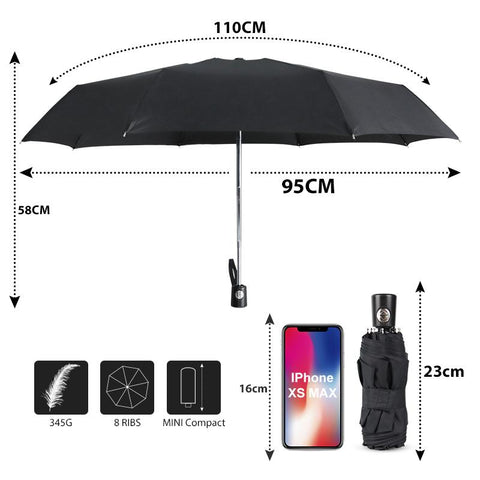 Automatic Mini Pocket Umbrella Travel-HA01913-Veeddydropshipping