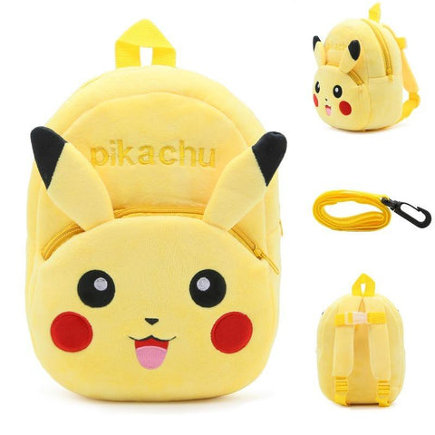 TAKARA TOMY Pokemon Kawaii Pikachu Plush Backpack-TB00070-Veeddydropshipping
