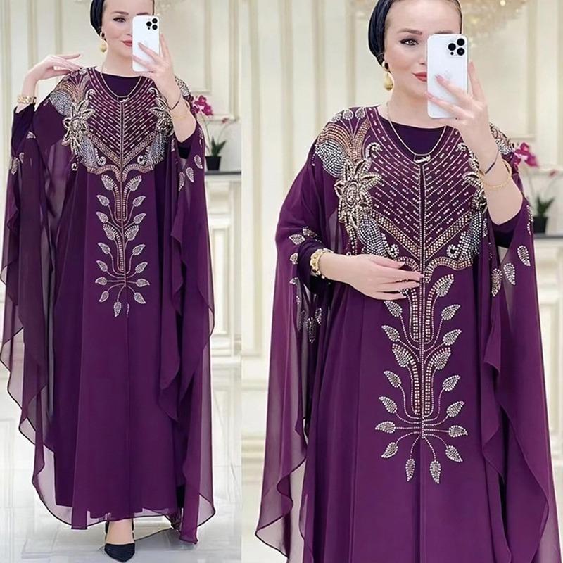 Muslim Kaftan Abaya Women Dresses-Veeddydropshipping