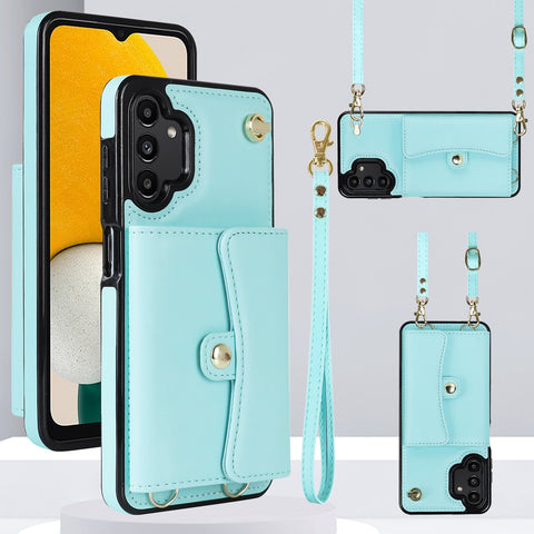 Luxury Leather Phone Case For Samsung Galaxy A73 A71 A70 A53 A52 A51 A50-PA00233-Veeddydropshipping