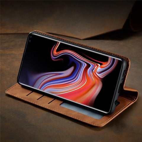 Wallet Leather Case For Samsung Galaxy S10 5G S10 Plus S20 FE S21 Plus-PA00220-Veeddydropshipping