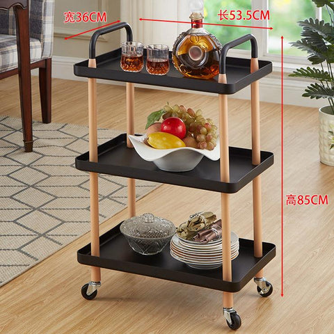 Nordic Kitchen Movable Storage Rack Rolling-HA01658-Veeddydropshipping