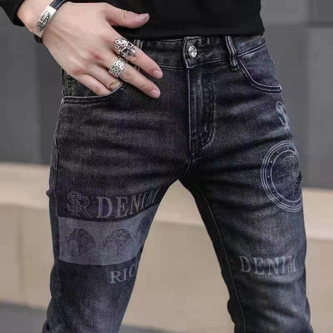 Hip Hop Skinny Graphic Designer Clothes Original Cowboy-MF00463-Veeddydropshipping