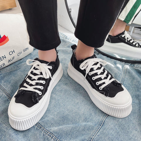 Shoes Platform Sneakers Mens Chunky Shoes Male Casual Sneakers-BS01408-Veeddydropshipping