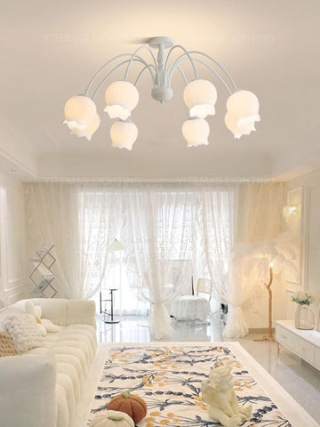 Ceiling Chandeliers Lighting Glass Shade-TI00396-Veeddydropshipping