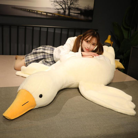 50-190cm Big White Goose Plush Toy Giant Duck Doll Soft-TB01552-Veeddydropshipping