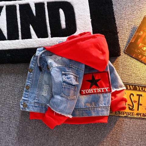 Spring Autumn Denim Jacket Boy Girl Korean Version-Veeddydropshipping