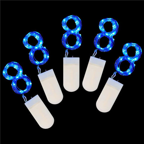 10pcs 1M 2M Fairy Light LED Copper Wire String Lights Outdoor Garland Wedding-TI00947-Veeddydropshipping